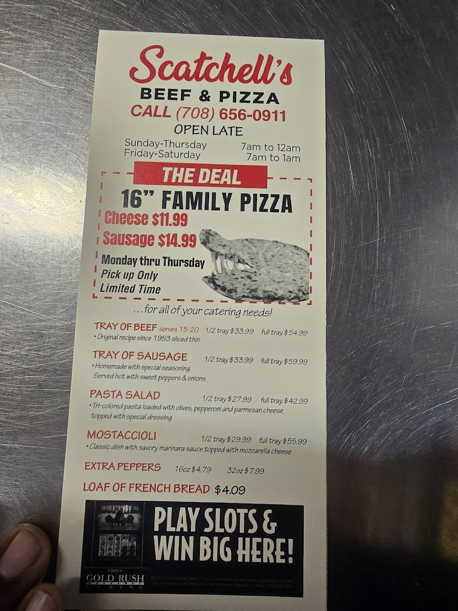Menu Scatchell's Beef & Pizza-1